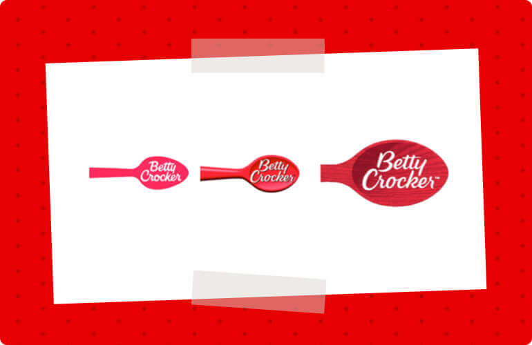 Red spoon logo of Betty Crocker